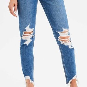 America Eagle mom jeans